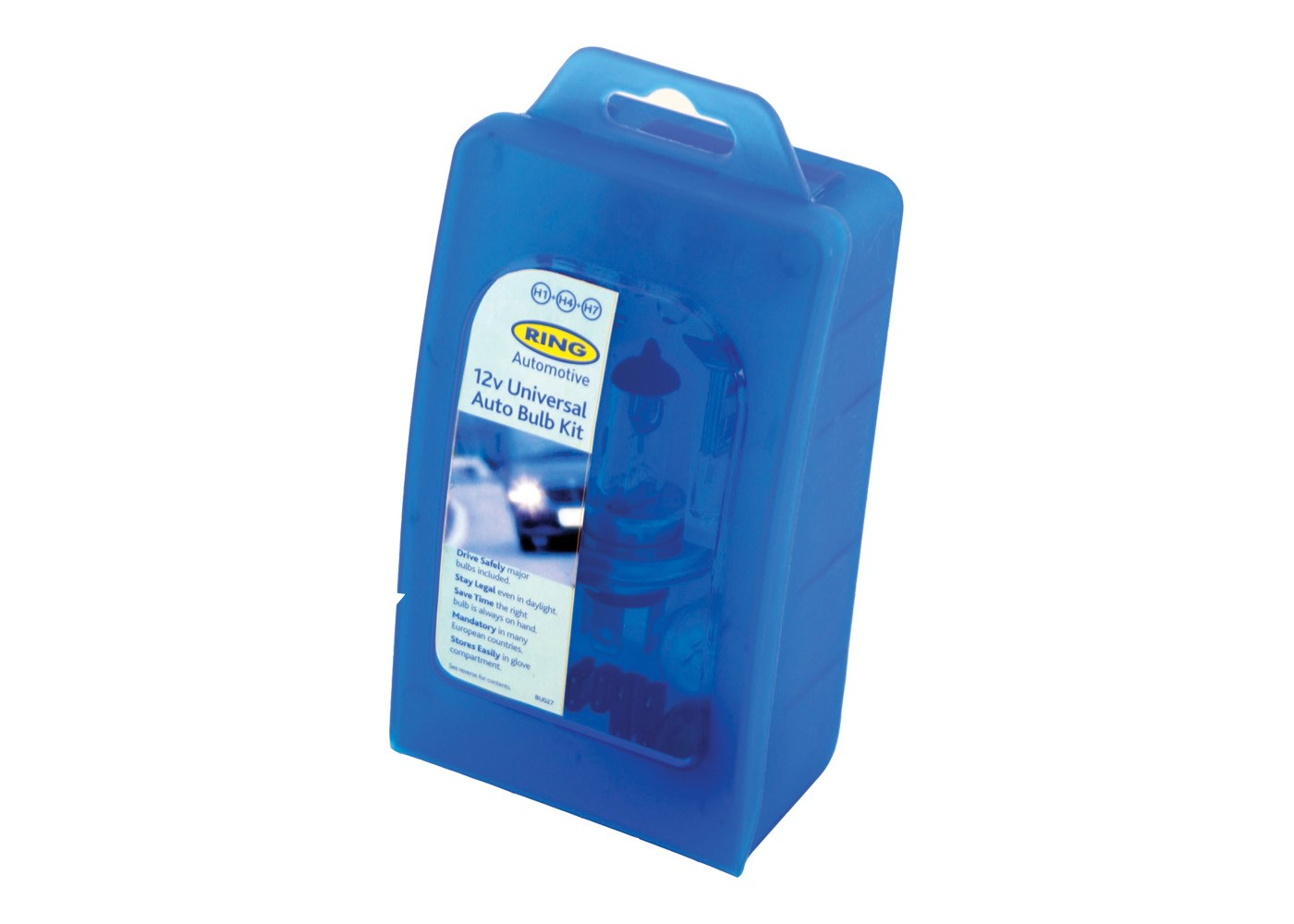 BU027 H7, H4, H1 bulb kit packaging